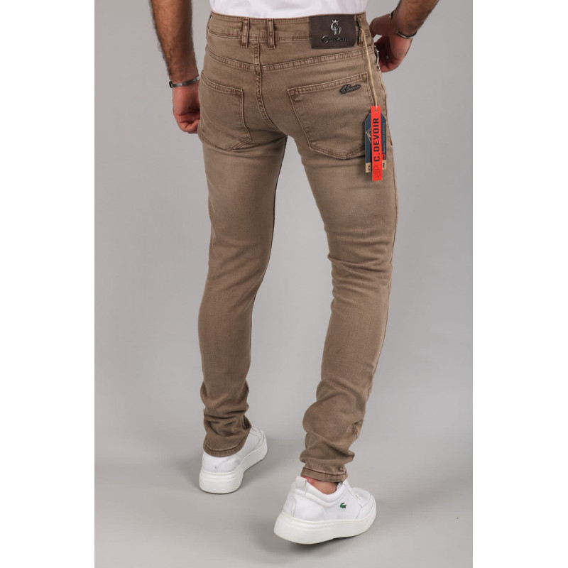 Джинсы  CDEVOIR мужские 30-38 арт.1250, 34, Коричневый