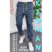 Джинсы джогеры REDMAN мужские 28-36 арт.1251, 31, Хаки