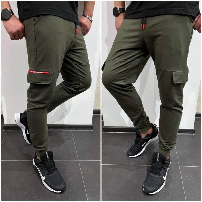 Джогеры карго ING DROP мужские трикотаж , XL, Черный