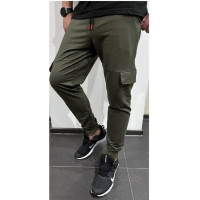 Джогеры карго ING DROP мужские трикотаж , XL, Хаки