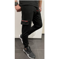Джогеры карго ING DROP мужские трикотаж , XL, Черный