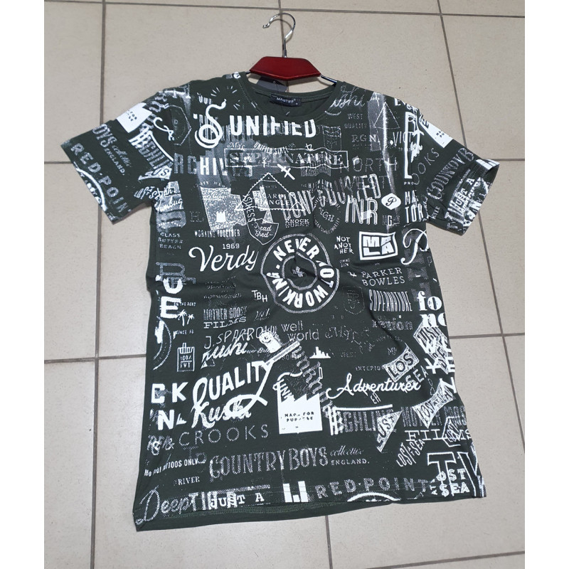 Футболка мужская MASTIFF , S,Зеленый