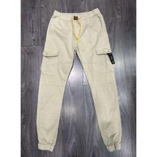 Джогеры джинсы Iteno карго мужские , 36  Бежевый