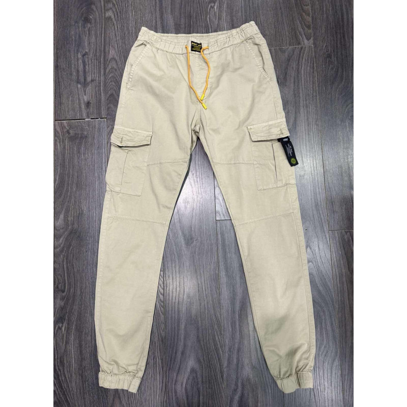 Джогеры джинсы Iteno карго мужские , 32  Черный