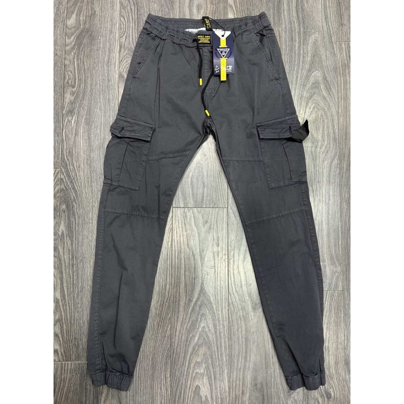 Джогеры джинсы Iteno карго мужские , 33  Бежевый