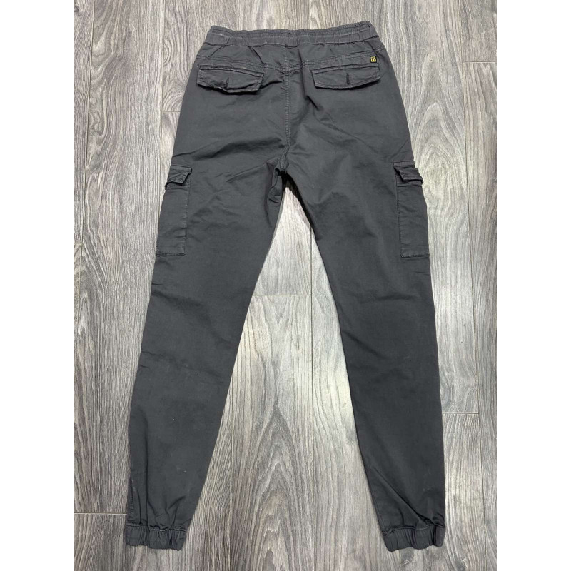 Джогеры джинсы Iteno карго мужские , 34  Графит