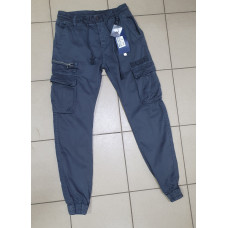 Джогеры джинсы карго мужские ITENO 30-38 арт.1270, 33, Серый