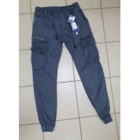 Джогеры джинсы карго мужские ITENO 30-38 арт.1270, 34, Серый