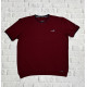 Футболка мужская большого размера Red Down , 7XL,Бордовый