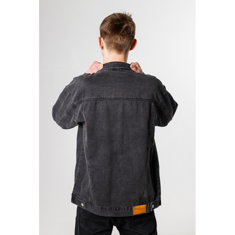 Куртка джинсовая PANDA мужская , Черный, XL