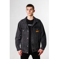 Куртка джинсовая PANDA мужская , Черный, L