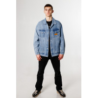 Куртка джинсовая PANDA мужская , Голубой, L