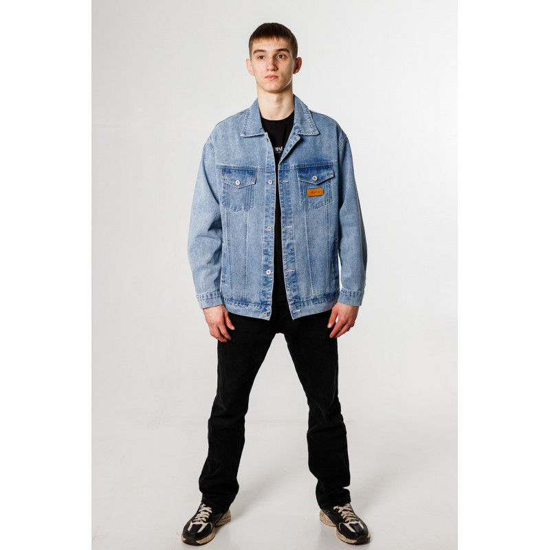 Куртка джинсовая PANDA мужская , Черный, XXXL