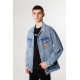 Куртка джинсовая PANDA мужская , Голубой, XL