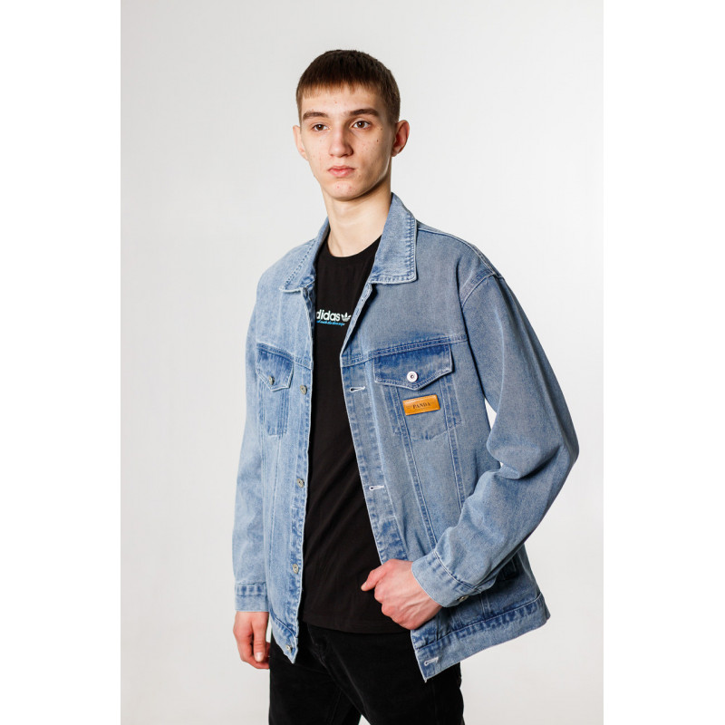 Куртка джинсовая PANDA мужская , Голубой, M