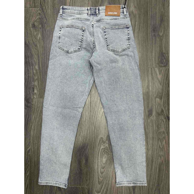 Джинси МОМ чоловічі BLACKZI 30-38 арт.1293, 34, Сірий