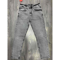 Джинси МОМ чоловічі BLACKZI 30-38 арт.1293, 30, Сірий