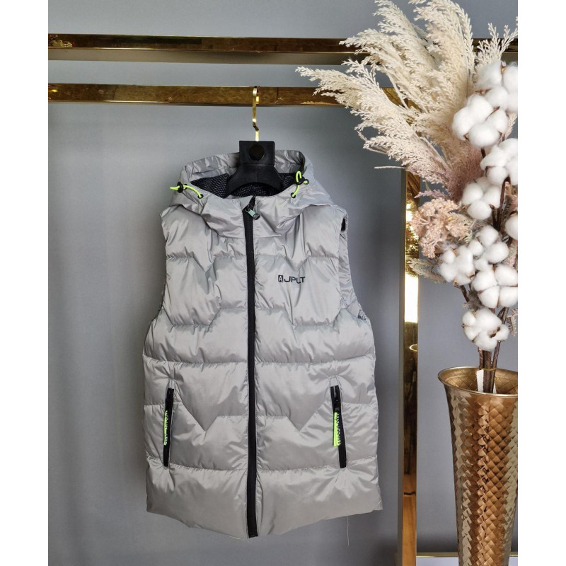 Жилет для мальчика 10-15 лет арт.1294, Цвет Хаки, Размер  одежды подросток (по росту) 146