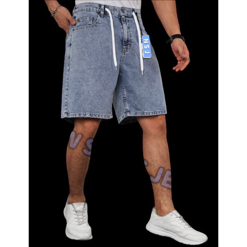 Шорты мом мужские NSJ 29-36 арт.1336, 46, Голубой, 29