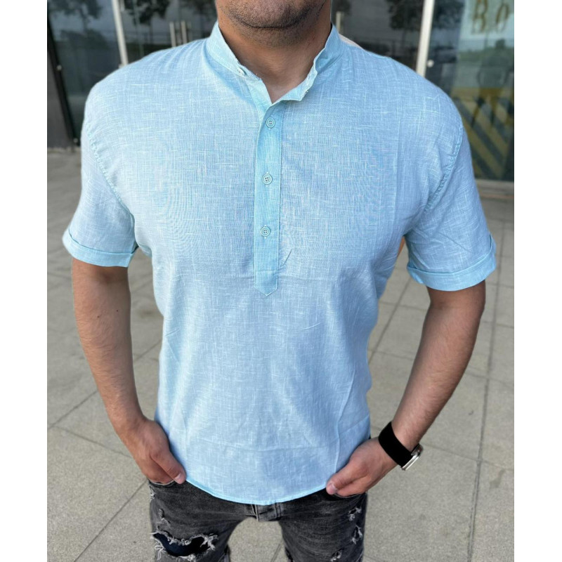 Рубашка ЛЕН мужская ARMA  M-XXL , XL, Серый