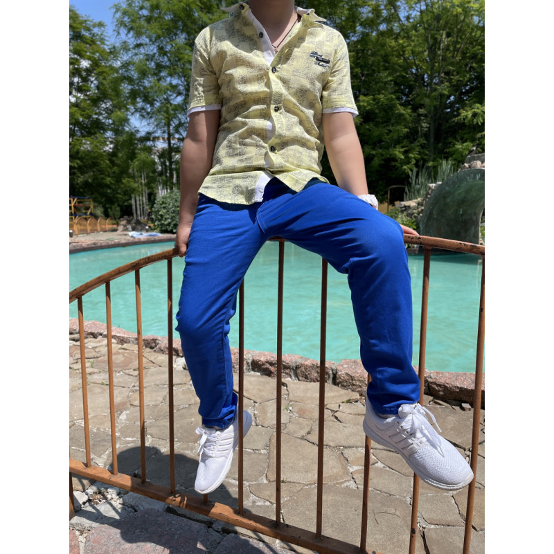 Брюки Musti для мальчика 2-6 лет , 92, Оливковый