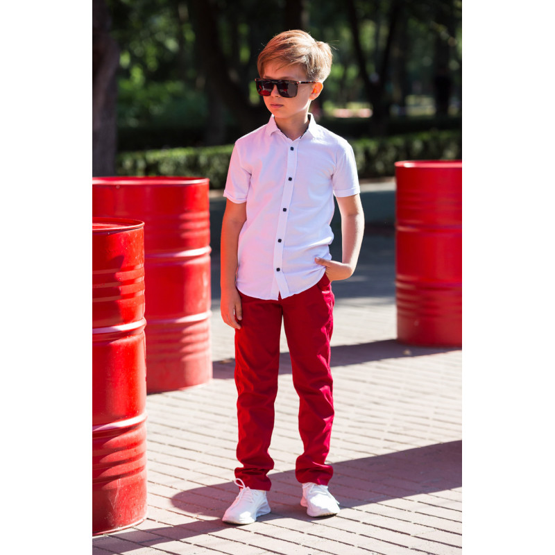 Брюки MUSTI для мальчика 7-11 лет , Оливковый, 122