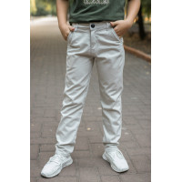 Брюки MUSTI для мальчика 7-11 лет , Бежевый, 122