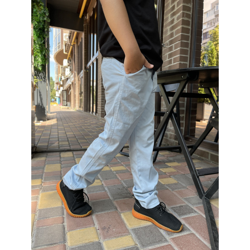 Брюки MUSTI для мальчика 2-6 лет , 92, Светло-серый