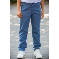 Брюки MUSTI для мальчика 7-11 лет , Джинс, 122