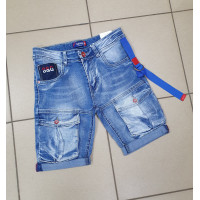 Бриджи SEAGULL карго 134-164 арт.1405, 146, Голубой