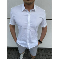 Рубашка  мужская ARMA L-XXL арт.1435, Цвет Белый, Международный размер XXL, Размер мужской одежды (RU) 52