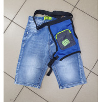 Бриджи S&D для мальчика 6-16 лет , 140, Голубой