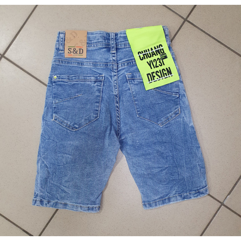 Бриджи S&D для мальчика 6-16 лет арт.1442, 140, Голубой