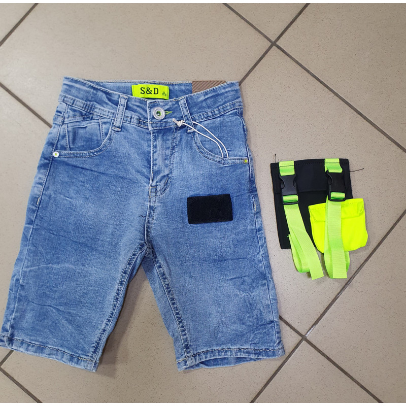 Бриджи S&D для мальчика 6-16 лет арт.1442, 140, Голубой