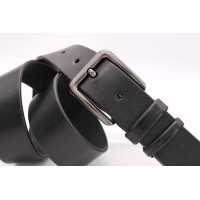 Ремень кожаный KREMEN мужской черный арт.1456