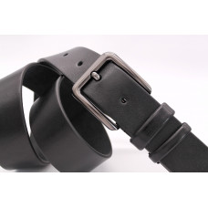 Ремень кожаный KREMEN мужской черный арт.1456