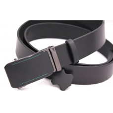 Ремень кожаный KREMEN мужской черный арт.1469