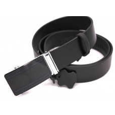 Ремень кожаный KREMEN мужской черный арт.1470