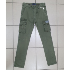 Брюки карго GRACE для мальчика подростка 8-15 лет , Хаки, 134