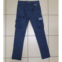 Брюки карго GRACE для мальчика подростка 8-15 лет , Синий, 134