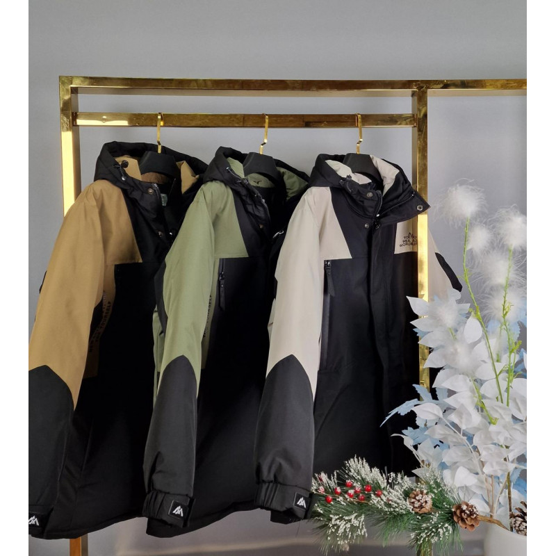 Куртка зимова TH&TY для підлітка 12-18 років арт.1478, Хакі, 158