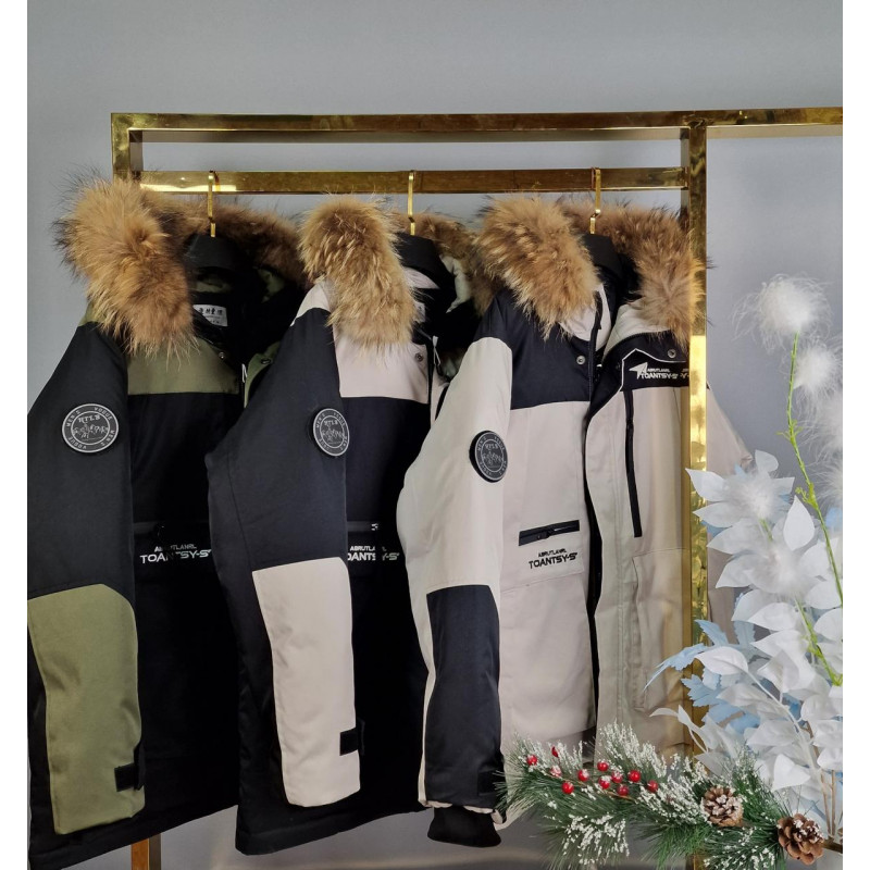 Куртка зимняя TH&TY для подростка 12-18 лет арт.1479, Бежевый, 170