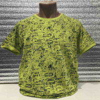 Футболка мужская Red-Down  L-XXXL , XXL,  Салатовый