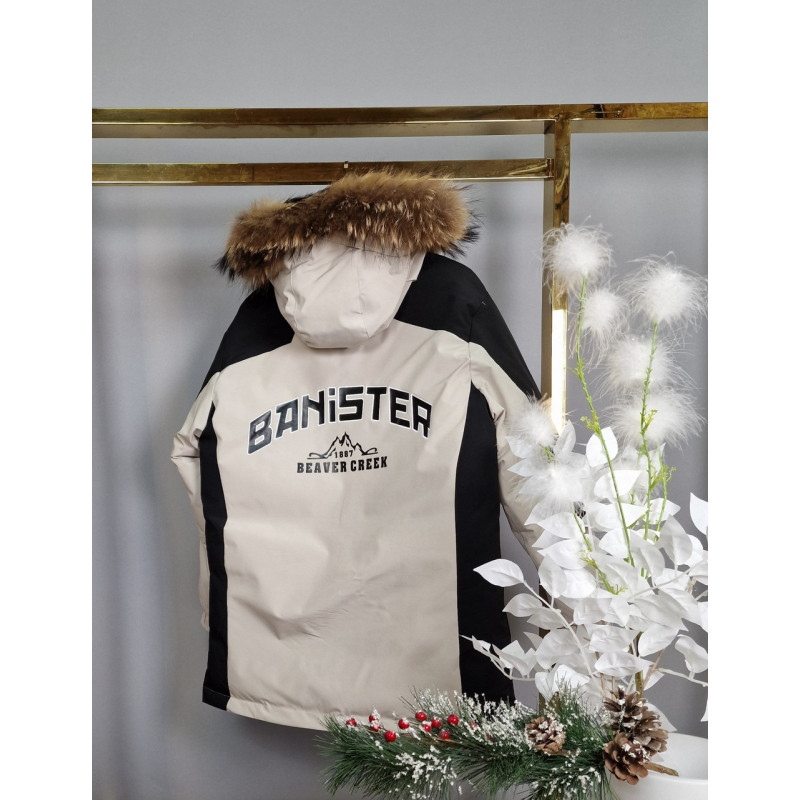 Куртка зимняя TH&TY для подростка 12-18 лет арт.1501, Бежевый, 164