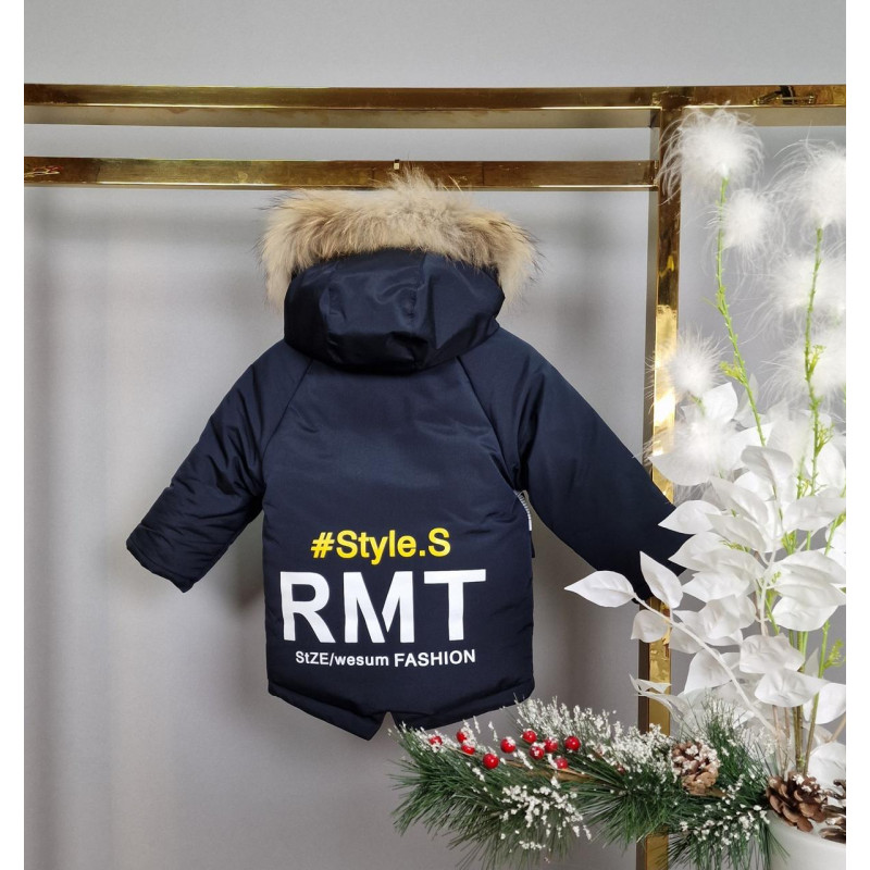 Куртка зимняя Weishida для мальчика 0.5-4 лет арт.1502, Черный, 92