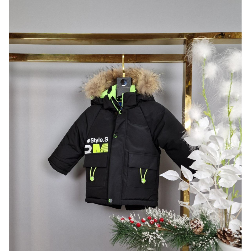 Куртка зимняя Weishida для мальчика 0.5-4 лет арт.1502, Синий, 98