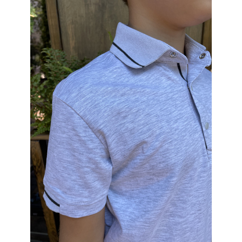 Футболка поло Blueland для мальчика 5-9 лет арт.1504, Размер детской одежды (по росту) 116, Цвет Бордовый