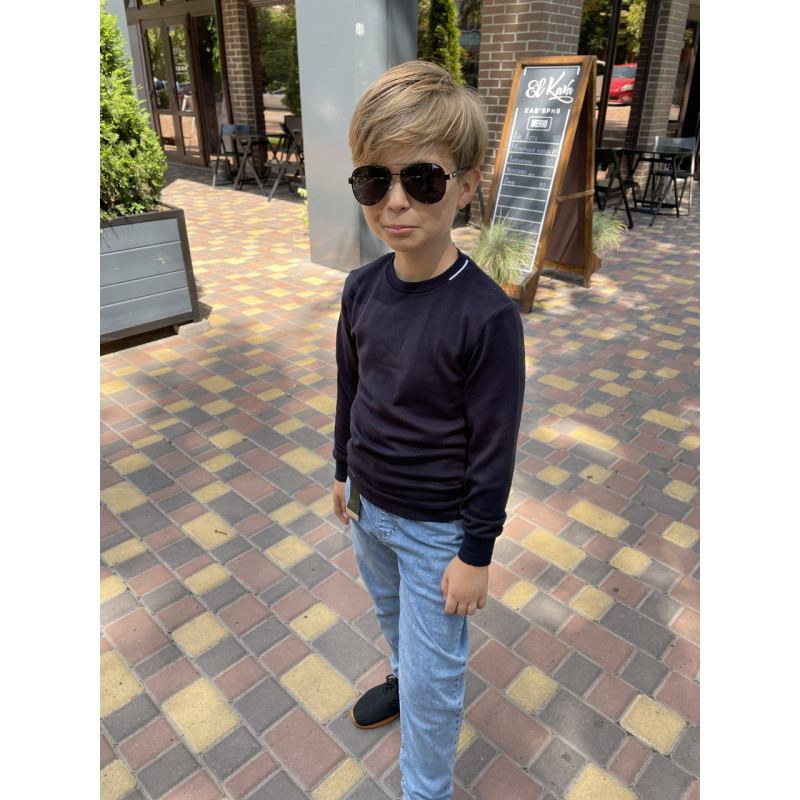 Свитшот Blueland для мальчика 9-16 лет арт.1511, Цвет Синий, Размер  одежды подросток (по росту) 140