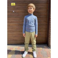 Гольф(водолазка) Blueland для мальчика 8-14 лет , Голубой,  140