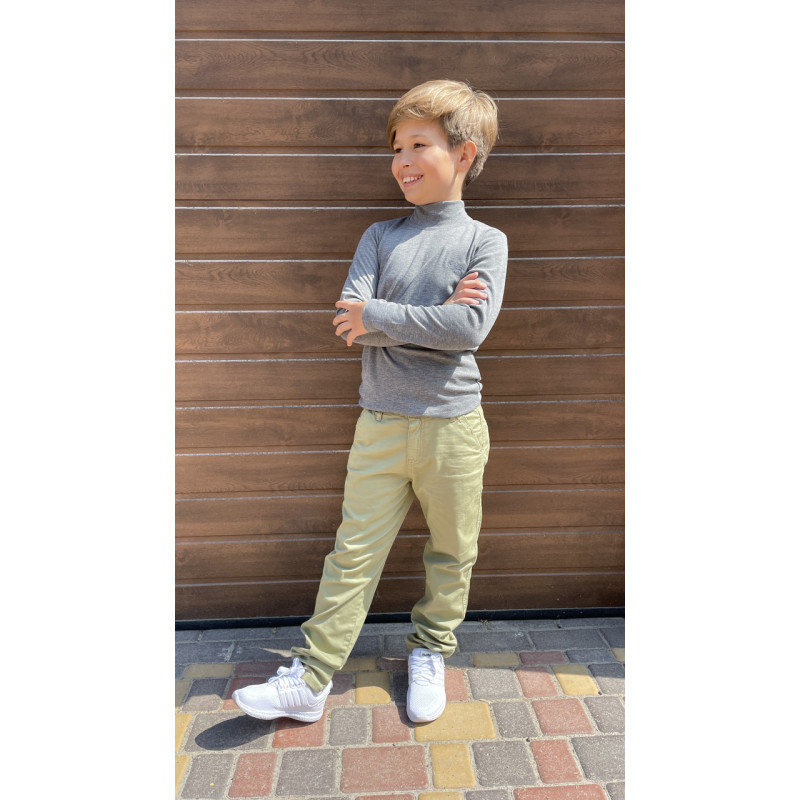 Гольф(водолазка) Blueland для мальчика 5-9 лет арт 1512, Размер детской одежды (по росту) 116, Цвет Голубой